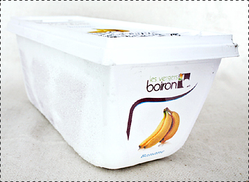 냉동퓨레 브와롱 바나나퓨레 1kg*배송지연가능상품*