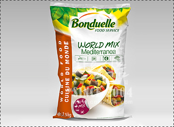 프랑스산 냉동 월드믹스 혼합야채 2.5kg/Bonduelle/냉동야채믹스/아이스박스필수구매